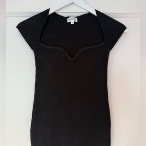 Aritzia Black Superdown Sweater Shirt